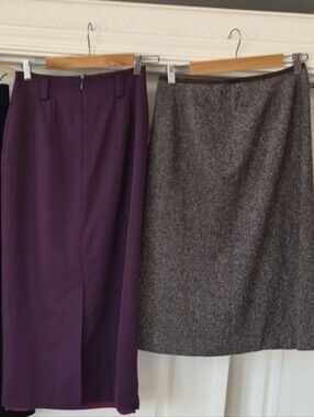 Ellen Tracey Wool & Ann Taylor Wool & Silk Blend Skirt Bundle Sz 4